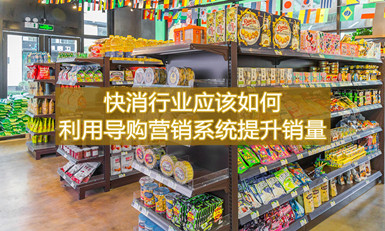快消行业应该如何利用导购营销系统提升销量