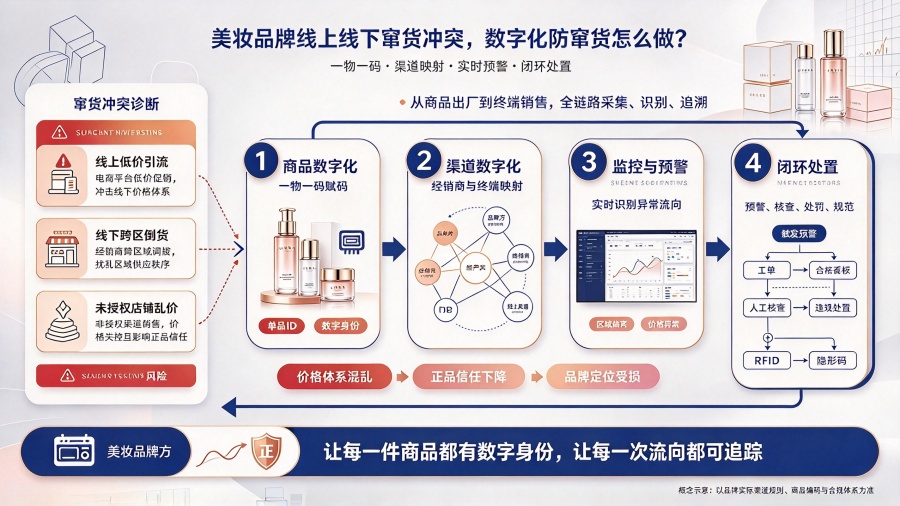 美妆品牌线上线下窜货冲突，数字化防窜货怎么做
