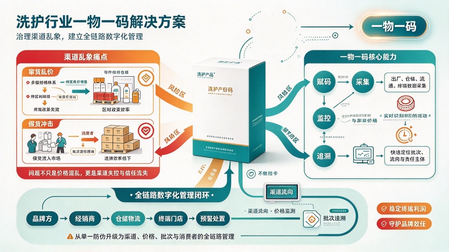 洗护行业防窜货解决方案： 易全科技兼顾防伪、追溯与渠道管控